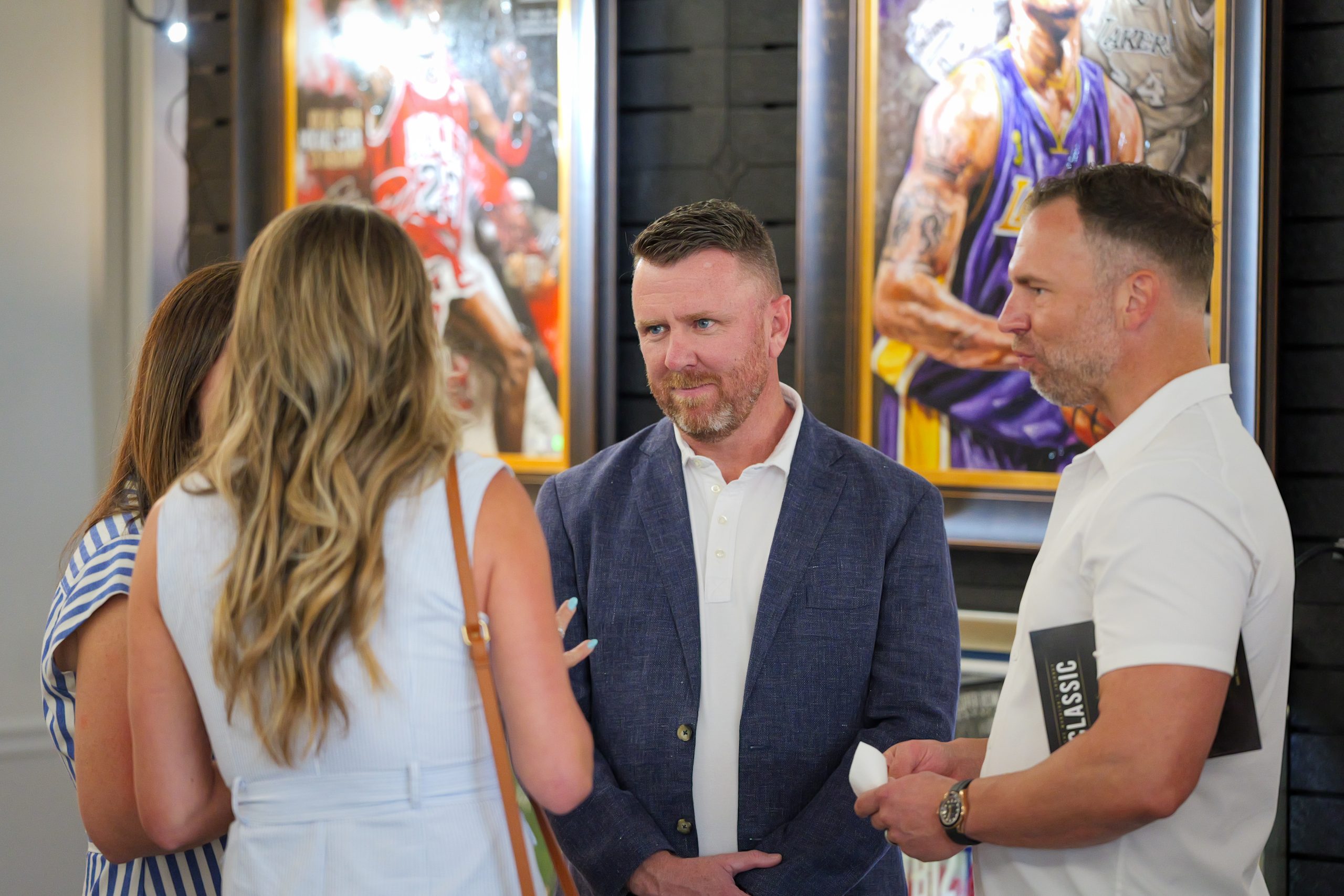 Guests connecting during the Warrior’s Journey Classic weekend